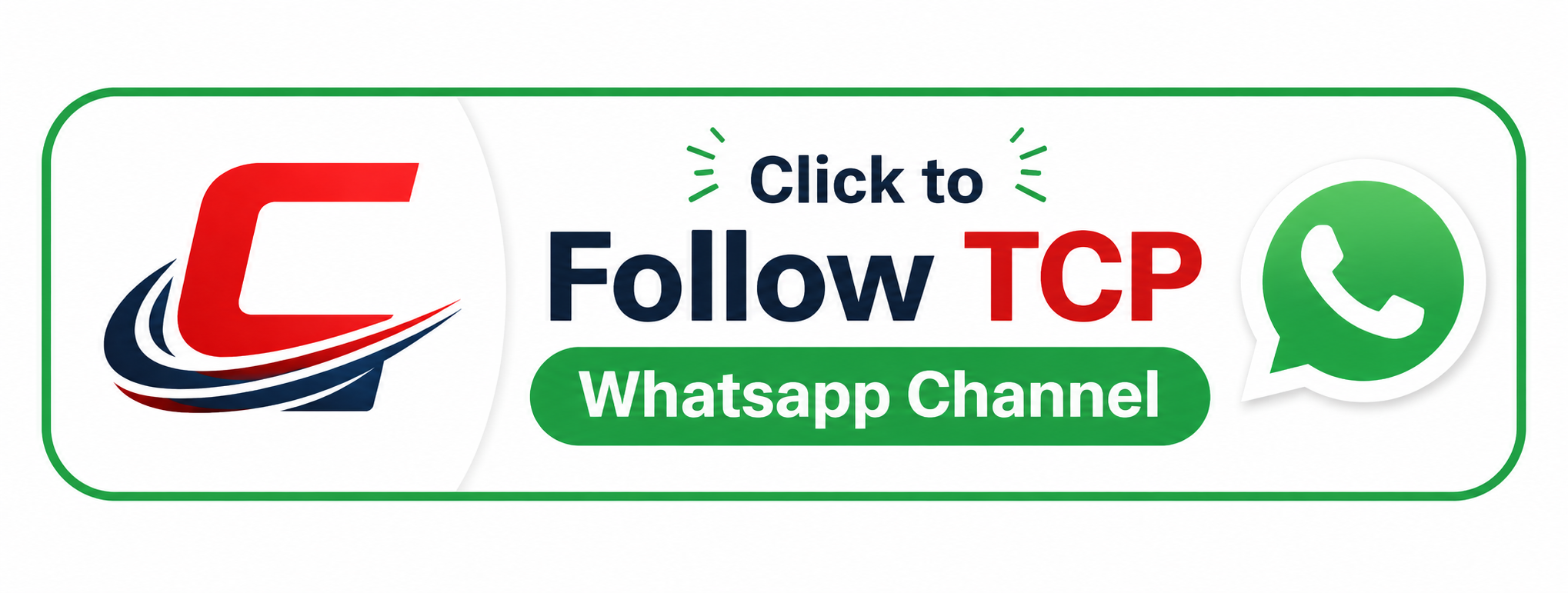Click to Follow TCP Whatsapp Channel